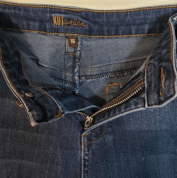 KUT From the Kloth Boot Cut Medium Wash Jeans Size 16 - Picture 5 of 10